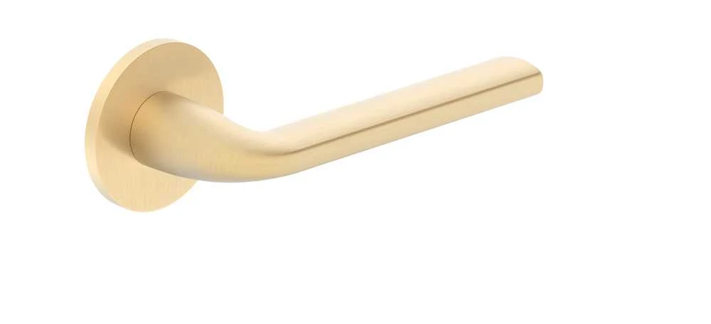 Durų rankena, vidaus Metal-Bud R Slim Brushed Gold BELLA R SLIM, aukso sp.