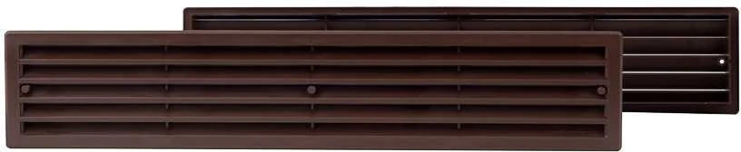 Durų ventiliacijos grotelės EUROPLAST VR459B, 450 x 92 mm