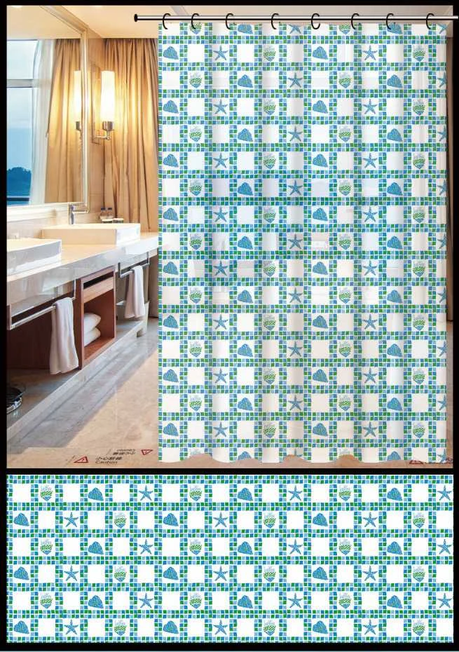 Thema Lux Thema_Lux Vonios užuolaida Home Accents su kabliukais, 180 x 180 cm