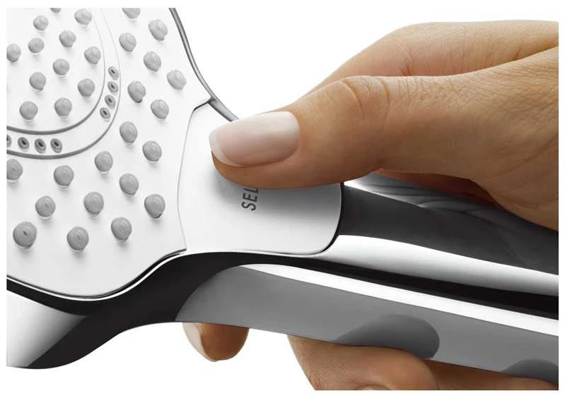 Dušo galvutė Hansgrohe Croma Select E Vario EcoSmart, chromo sp., 11 cm