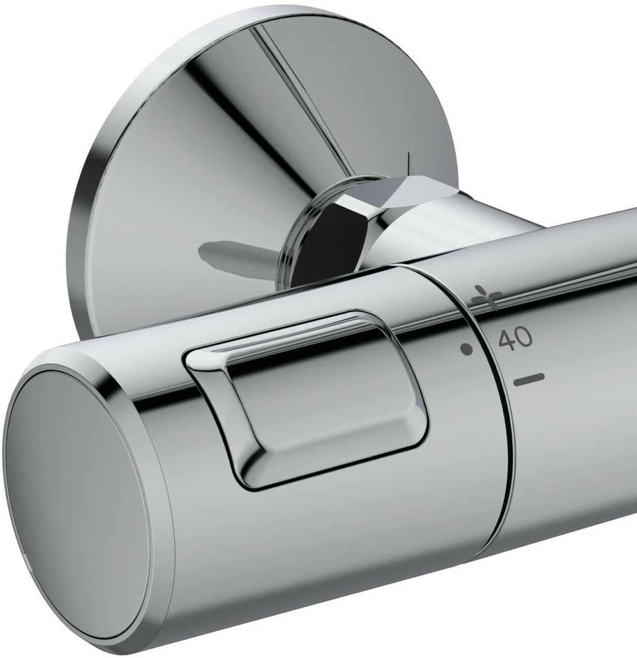 Stacionari dušo sistema Ideal Standard Ceratherm T25, su Ø200 galva ir rankiniu dušu, chrom