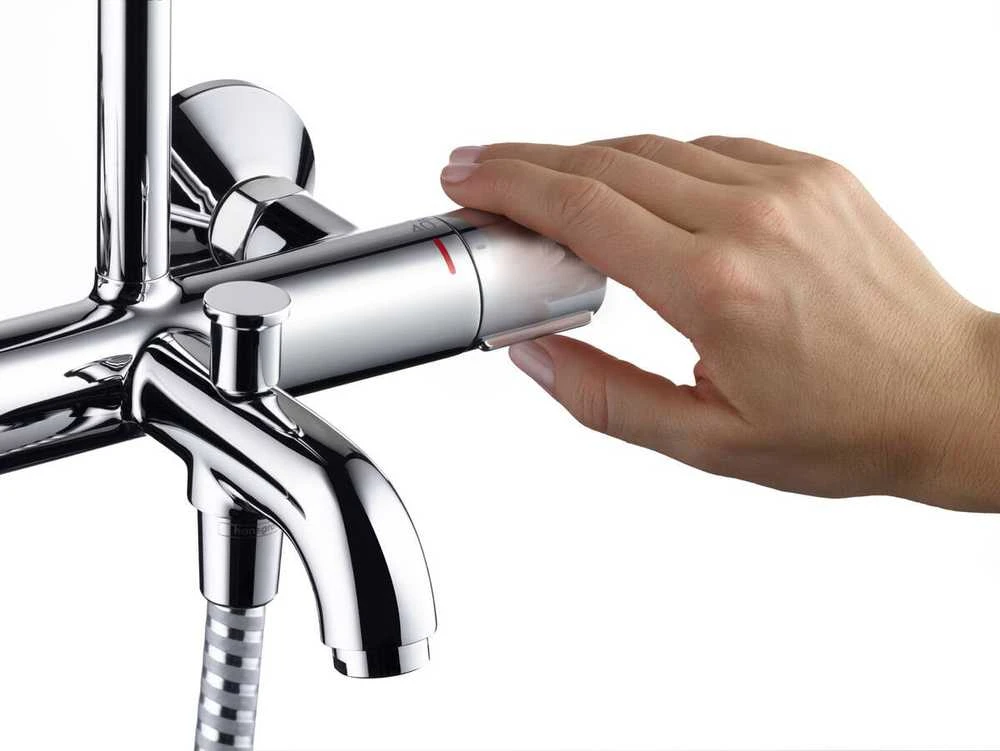 Dušo komplektas su termostatiniu maišytuvu Hansgrohe Vernis Blend 200, chromo sp.