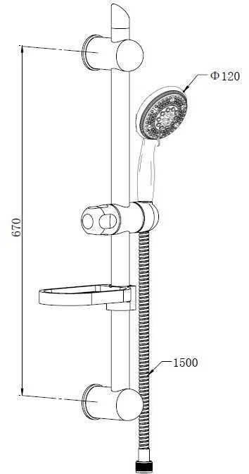 Domoletti SHOWER SET DX7815-611HYC
