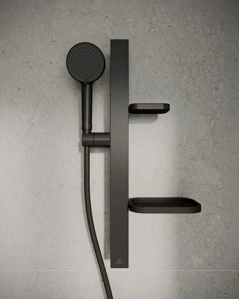 Ideal_Standa Dušo komplektas Ideal Standard Alu+ Juodas Matt, juoda