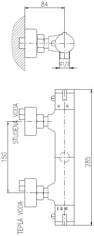 Carruzzo SHOWER FAUCET DTRM80.5