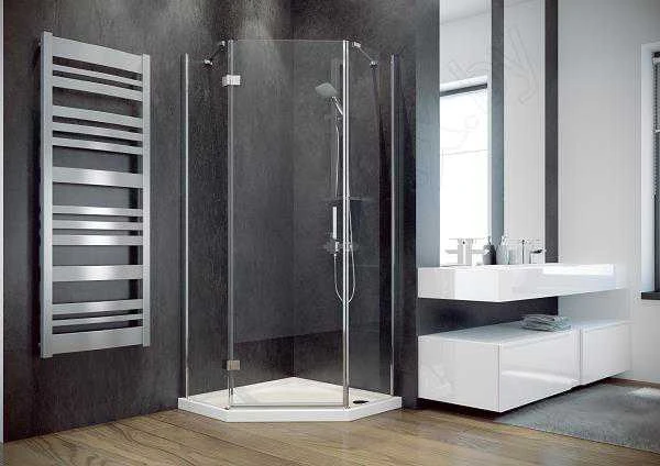 Dušo padėklas Besco Bergo SlimLine, 90 x 90 x 6 cm