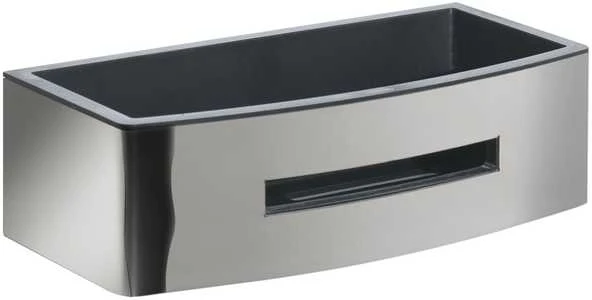 Dušo lentynėlė Gedy Poseidon, 24 cm x 7.2 cm x 12.3 cm, juoda sp./chromo sp.