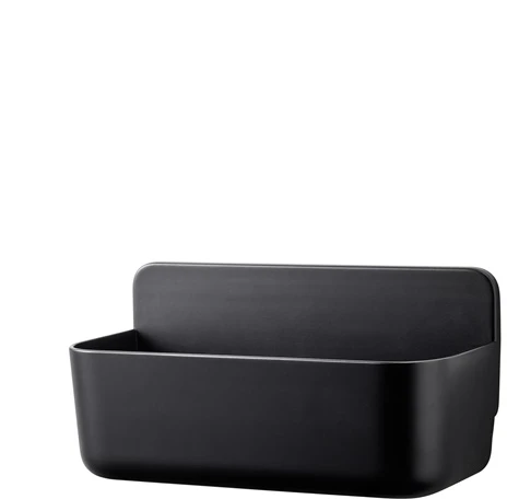Dušas plaukts Tesa, 11 cm x 13 cm x 26 cm, melna