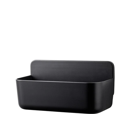 Dušas plaukts Tesa, 11 cm x 13 cm x 26 cm, melna