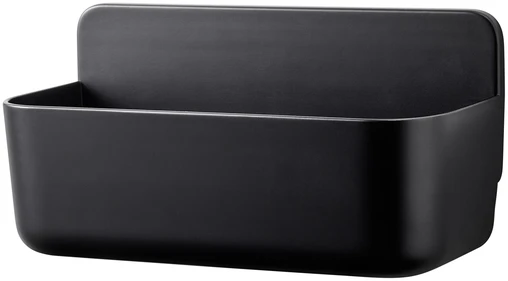 Dušas plaukts Tesa, 11 cm x 13 cm x 26 cm, melna