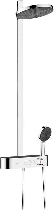 Hansgrohe „Pulsify 260“ 2 srovės dušo sistema su termostatu „ShowerTablet Select 400“, chromuota