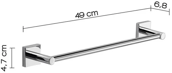 Domoletti MACAO TOWEL HOLDER 45 CMCHROMED