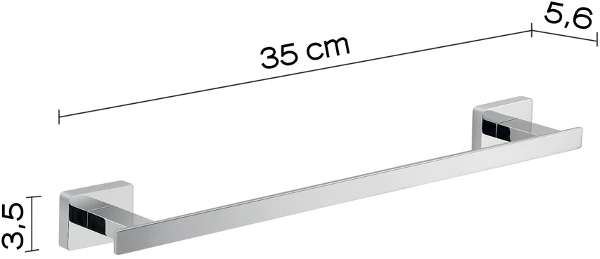 Rankšluosčių laikiklis Gedy Atena 4421-35, 35 cm, 6 cm x 6 cm