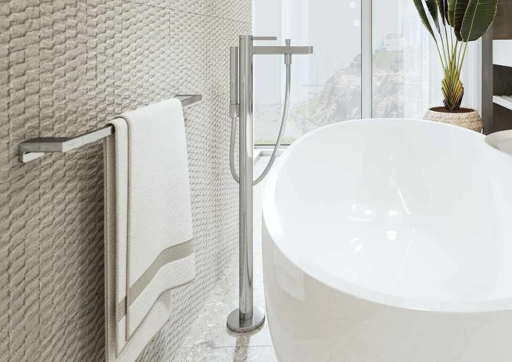 Vonios rankšluosčių kabykla Hansgrohe AddStoris 41747000, chromo