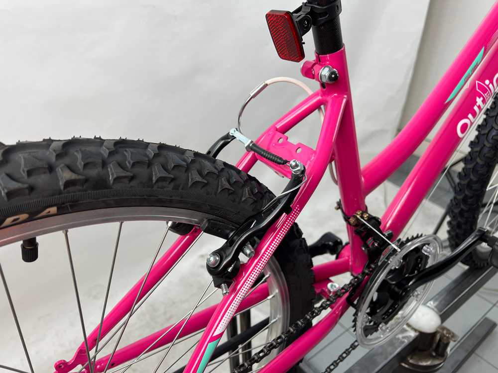 Outliner Dviratis MTB 24" plieno 18V rožinis vyriškas