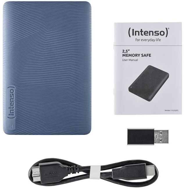 Išorinis kietasis diskas HDD Intenso Išorinis kietasis diskas HDD INTENSO 2000 GB Mėlyna 6029585