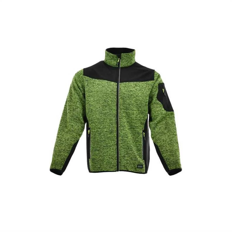 Džemperis Sara Workwear Comfort, juoda sp./žalia sp., M dydis