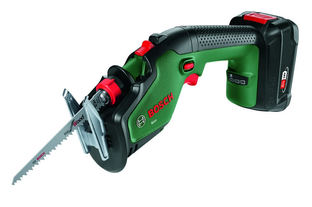 Akumuliatorinis sodo pjūklas Bosch KEO 18 LI (18V / 1x2,0Ah)