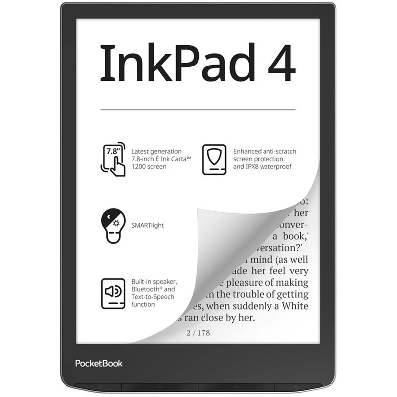 Elektroninė knygų skaityklė Pocketbook InkPad 4. 32 GB
