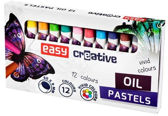 Easy Oil pastelės 12 spalvų EASY (234003)