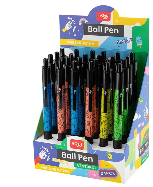 Easy Ballpoint pen. various colours. 0.7 mm