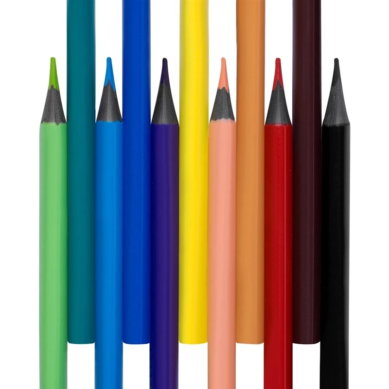 Spokey Kredki Ołówkowe Easy 12 Kolorów Trójkątne Plastikowe (839955)