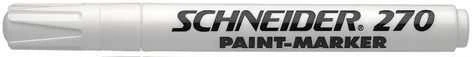 Žymeklis SCHNEIDER PAINT MARKER 270 1-3mm. balta