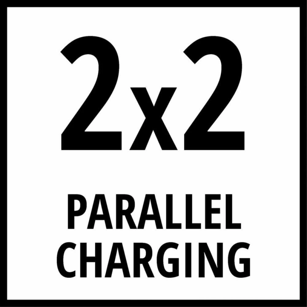 Pakrovėjas Einhell 2x2 Power X-Quattrocharger 4A; 18 V
