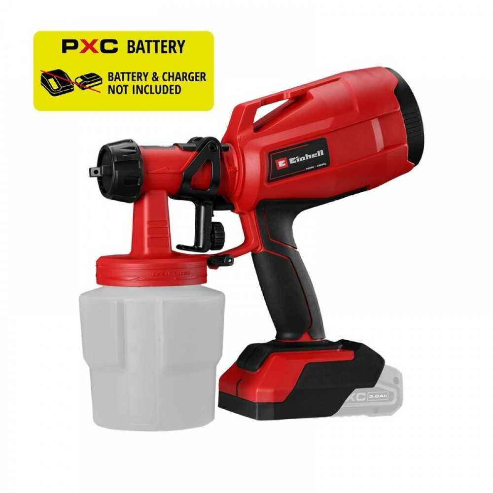 Einhell Akumuliatorinis dažymo pistoletas TC-SY 18/60 Li be akumuliatoriaus ir kroviklio