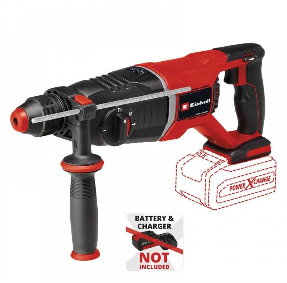 Akumuliatorinis perforatorius Einhell TP-HD 18/26 D Li BL - Solo; 18 V; 2,6 J; 26 mm (be akumuliatoriaus ir pakrovėjo)