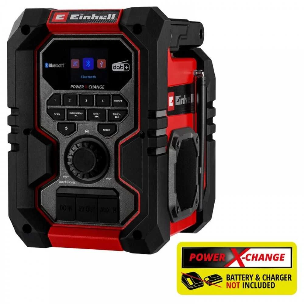 Radijas Einhell TE-CR 18 Li DAB+/FM/BT; 18 V (be akumuliatoriaus ir pakrovėjo)