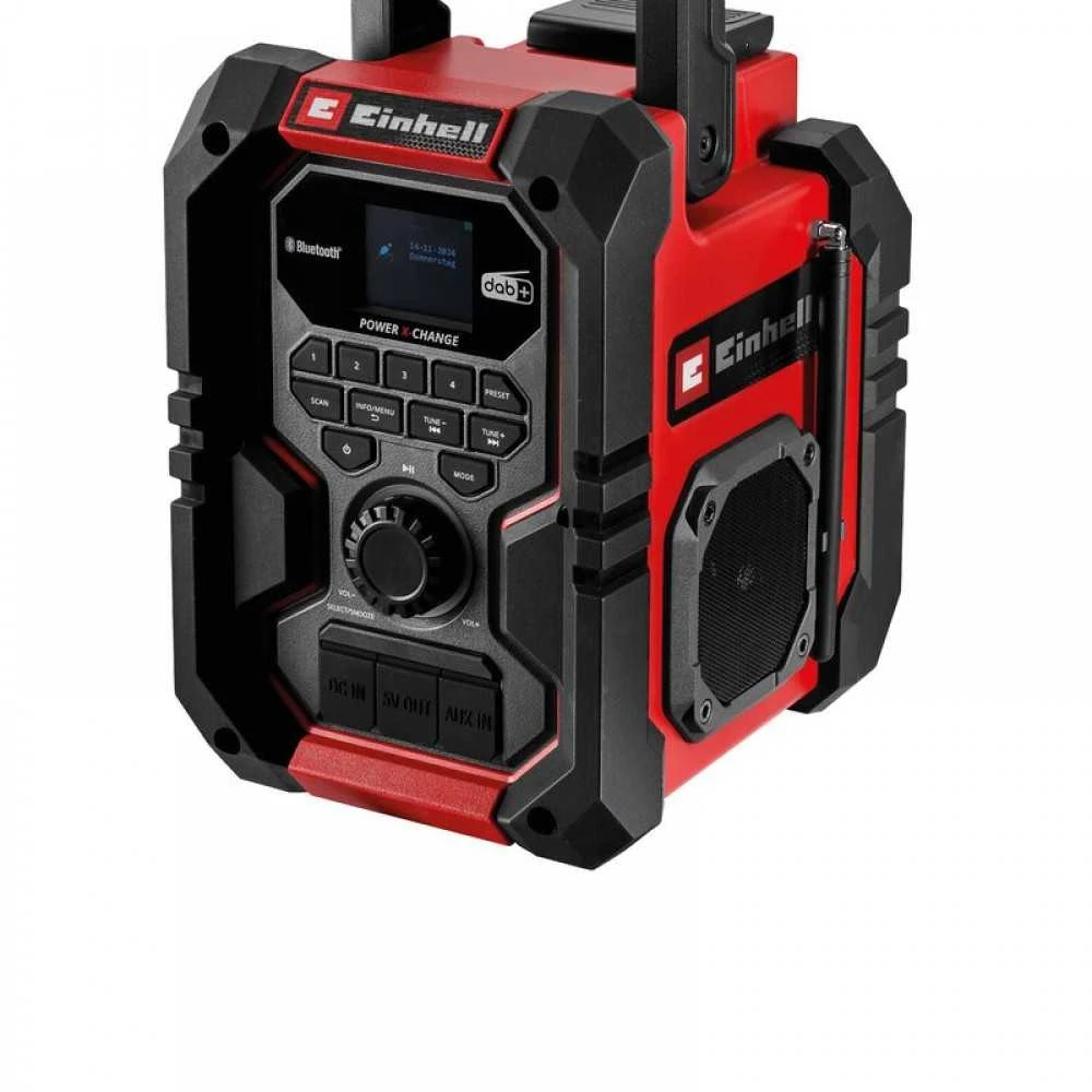 Radijas Einhell TE-CR 18 Li DAB+/FM/BT; 18 V (be akumuliatoriaus ir pakrovėjo)