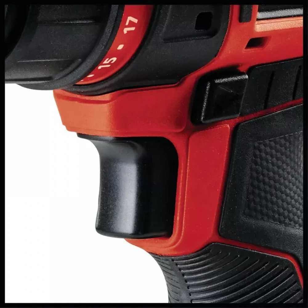 Suktuvas - gręžtuvas Einhell Einhell akumuliatorinis gręžtuvas/suktuvas TE-CD 18/45 3X-Li +22, 18V (raudonas/juodas, Li-ion baterija 2.0Ah, 22 vnt. priedai)