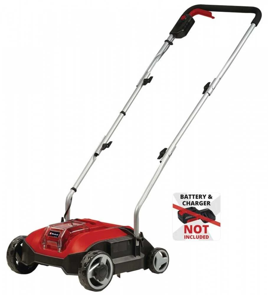 Akumuliatorinis aeratorius/skarifikatorius Einhell GC-SC 18/28 Li-Solo; 18 V (be akumuliatoriaus ir pakrovėjo)
