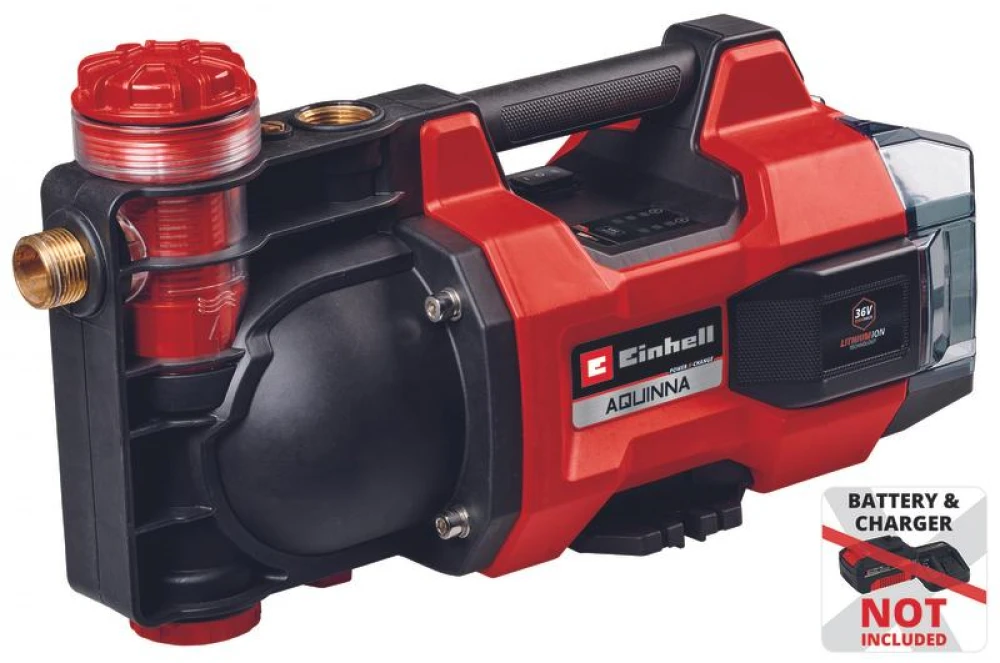 Vandens siurblys Einhell AQUINNA 36/38 F LED; 2x18 V (be akumuliatoriaus ir pakrovėjo)