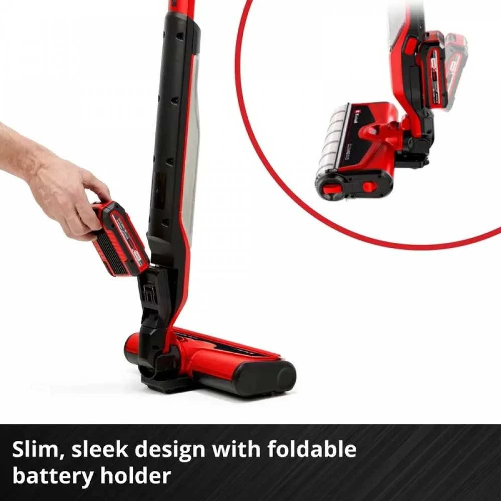 Akumuliatorinė šluota Einhell CLEANEXXO; 18 V (be akumuliatoriaus ir pakrovėjo)