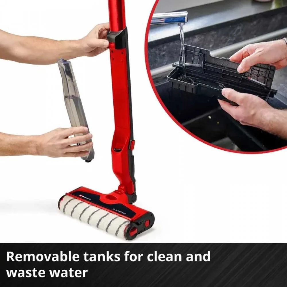 Akumuliatorinė šluota Einhell CLEANEXXO; 18 V (be akumuliatoriaus ir pakrovėjo)