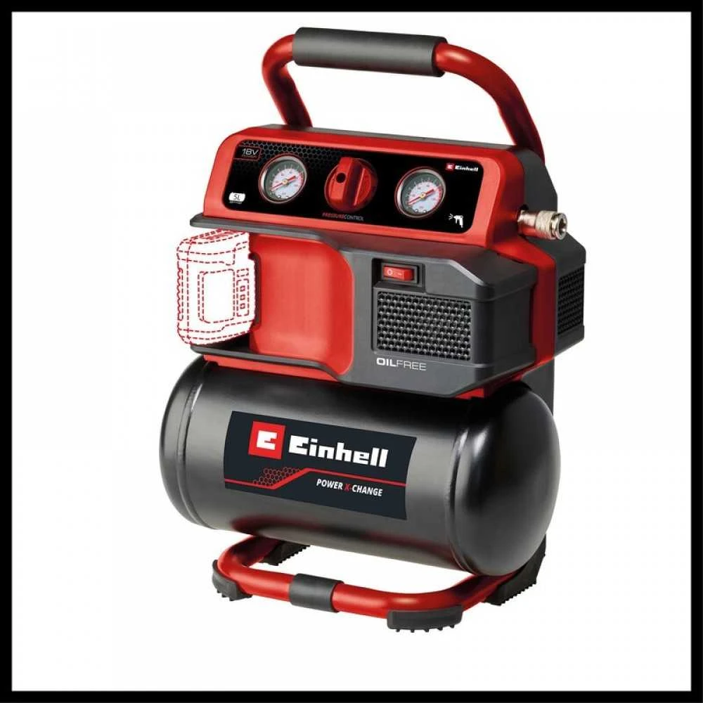 Einhell TE-AC 18/75 Li OF-Solo oro kompresorius 75 l/min Baterija