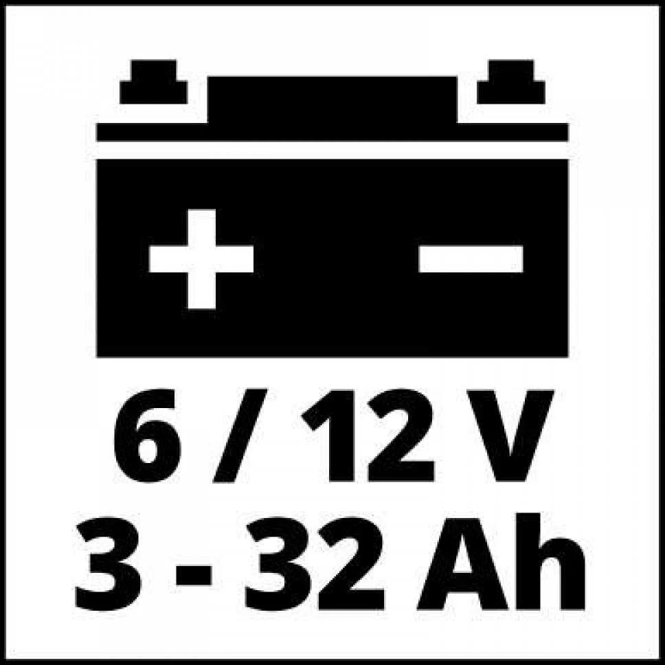 "Einhell CE BC 1 M" išmanusis akumuliatorių įkroviklis 6V/12V, IP65, 1002205