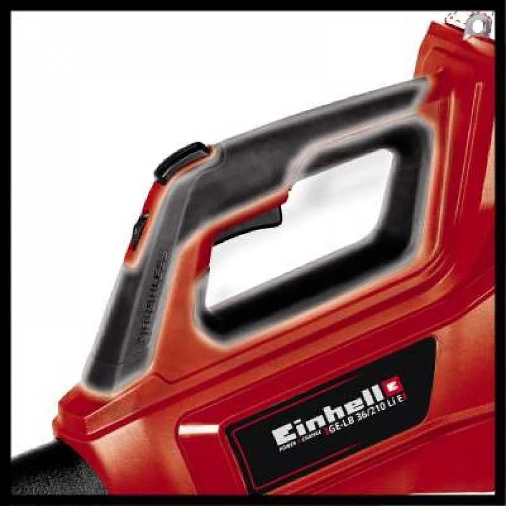 Akumuliatorinis pūstuvas Einhell GE-LB 36/210 Li E-Solo; 2x18 V (be akumuliatoriaus ir pakrovėjo)