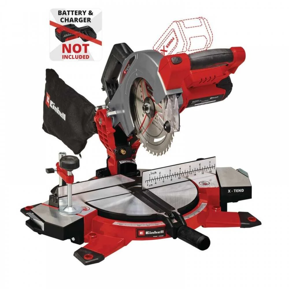 Pjūklas apskritas EINHELL TE-MS 18/210 Li Solo 4300890 (2100 W, 210 mm)