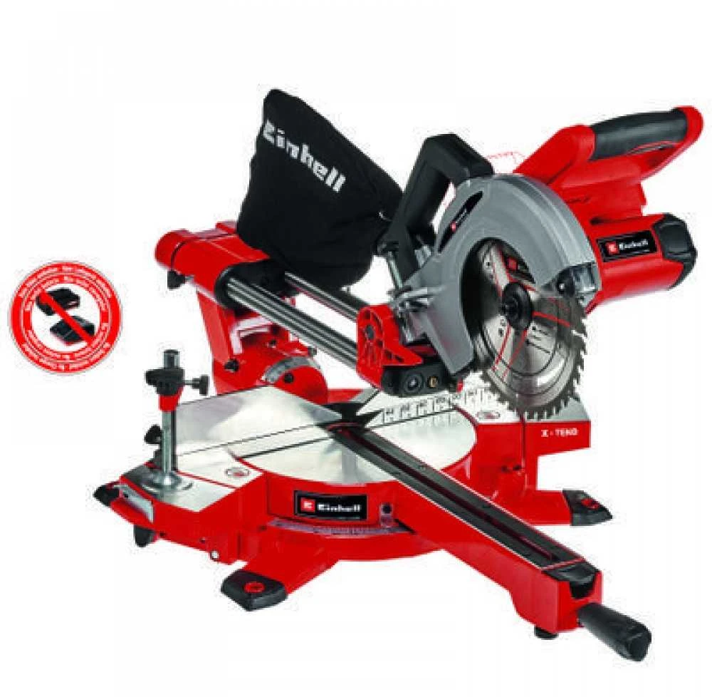Skersinio pjovimo staklės Einhell TE-SM 36/210 Li - Solo; 2x18 V (be akumuliatoriaus ir pakrovėjo)