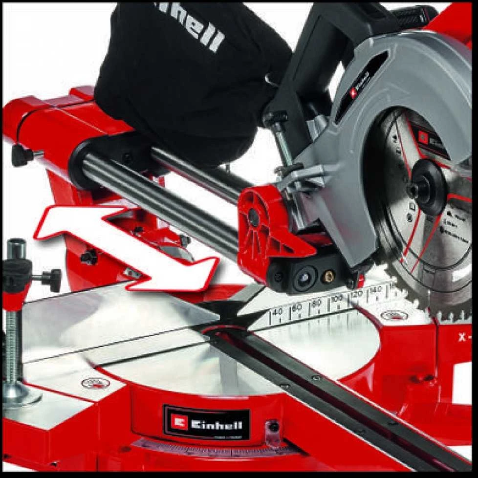 Skersinio pjovimo staklės Einhell TE-SM 36/210 Li - Solo; 2x18 V (be akumuliatoriaus ir pakrovėjo)