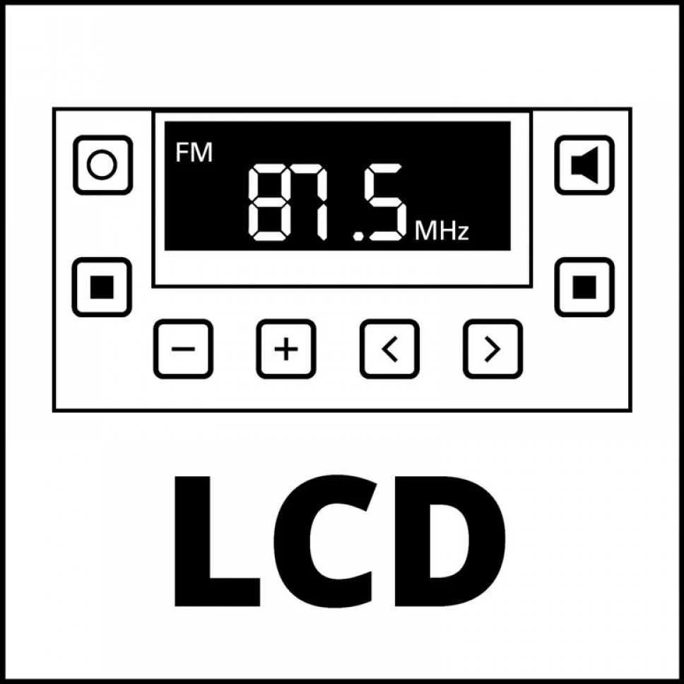 Radijas Einhell TC-RA 18 Li BT - Solo; 18 V (be akumuliatoriaus ir pakrovėjo)