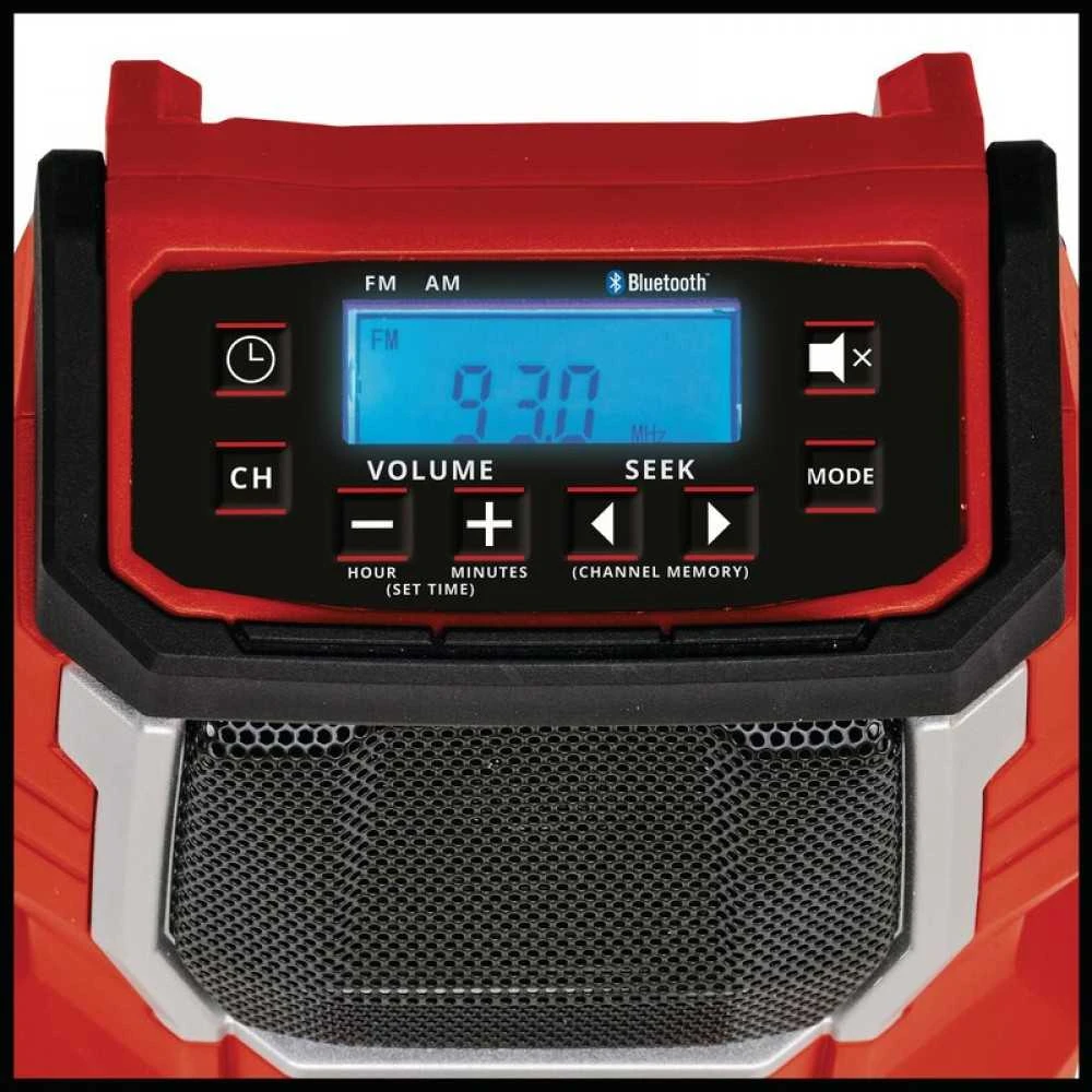 Radijas Einhell TC-RA 18 Li BT - Solo; 18 V (be akumuliatoriaus ir pakrovėjo)