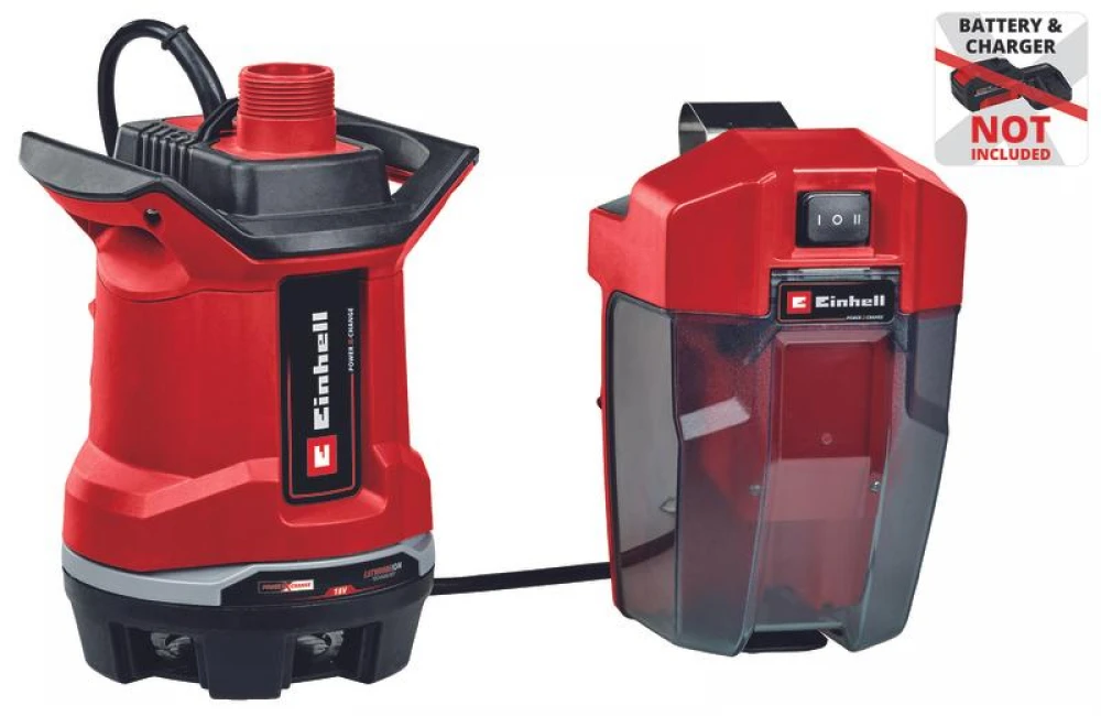 Drenažinis vandens/purvo siurblys Einhell GE-SP 18/25 Li Solo; 18 V (be akumuliatoriaus ir pakrovėjo)