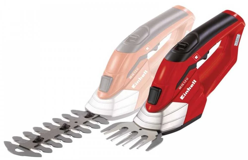 Einhell Einhell akumuliatorinės žolės ir krūmų žirklės GE-CG 7,2 Li, žolės žirklės (3410381) - 1456638
