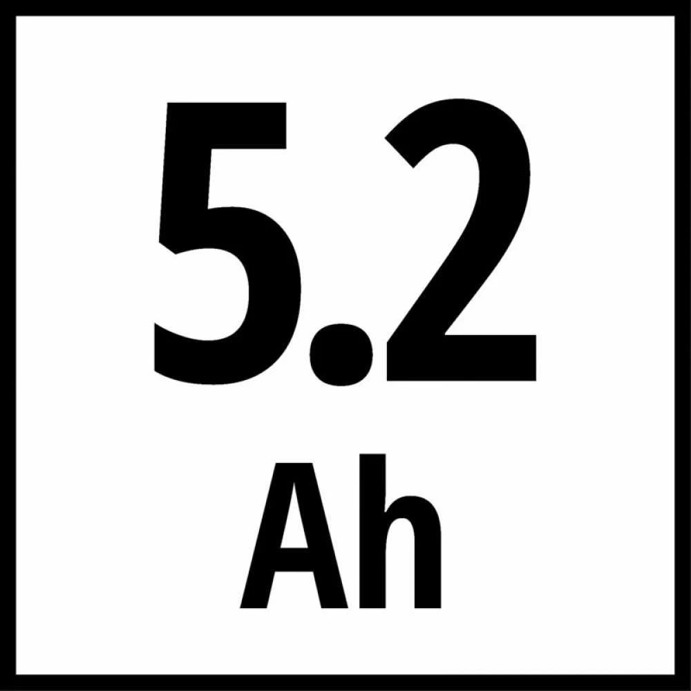 Akumuliatorius Einhell Lithium-Ion (Li-Ion) 5.2 Ah 18 V