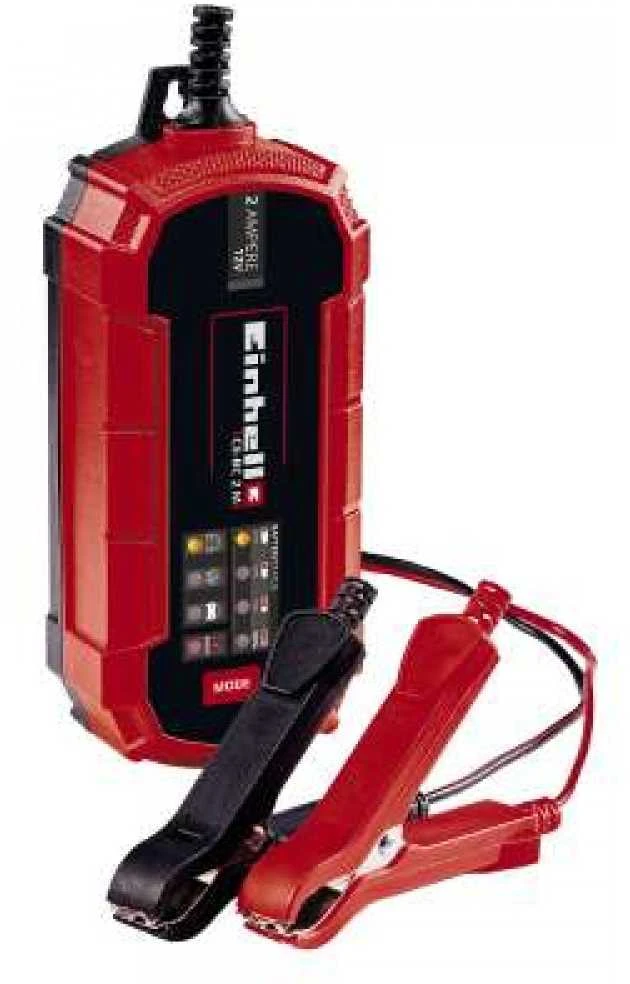Akumuliatorių Įkroviklis - Einhell CE-BC 2 M 12V Juodas, Raudonas