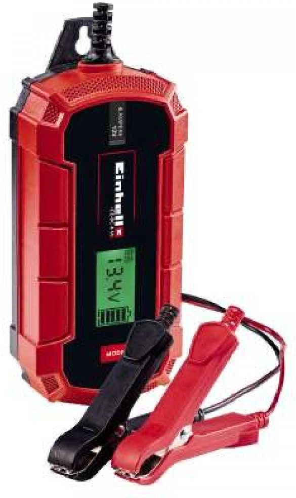 Akumuliatorių Įkroviklis - Einhell CE-BC 4 M 12V 4A LCD Raudonas